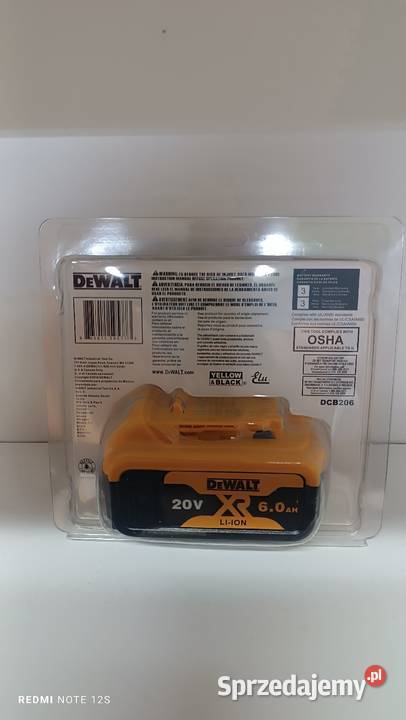 Bateria akumulator DeWalt 60Ah Łask