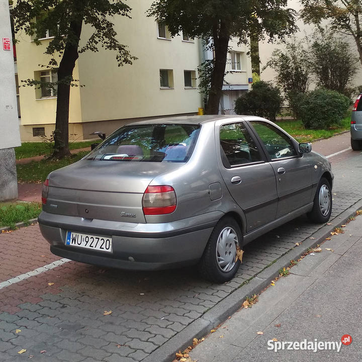 Fiat Siena 16 16V o mocy 101 SPRAWNY WARSZAWA 1581cm3 Motoryzacja mazowieckie