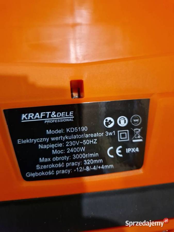 Aerator wertykulator 3W1 2400W 32 KD5190