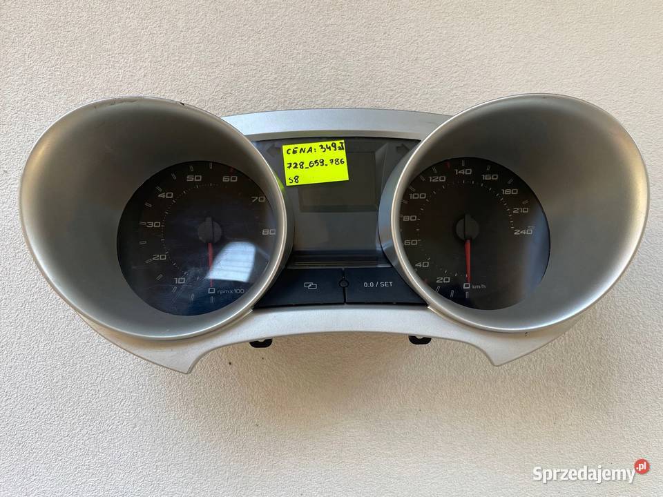 LICZNIK ZEGARY SEAT IBIZA IV 16 6J0920800K osobowe