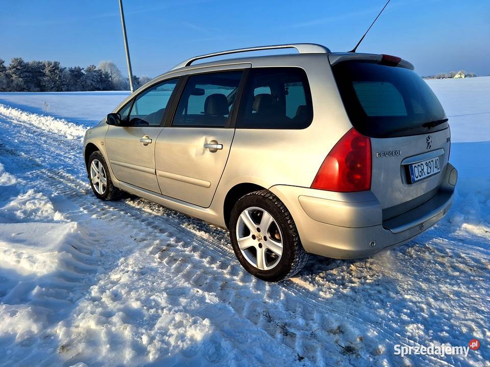 Peugeot 307SW 20 Benzyna 145 Full TABLET Skóry Grudziądz