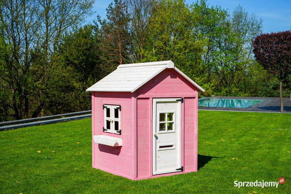Drewniany domek ogrodowy dzieci Pink małopolskie