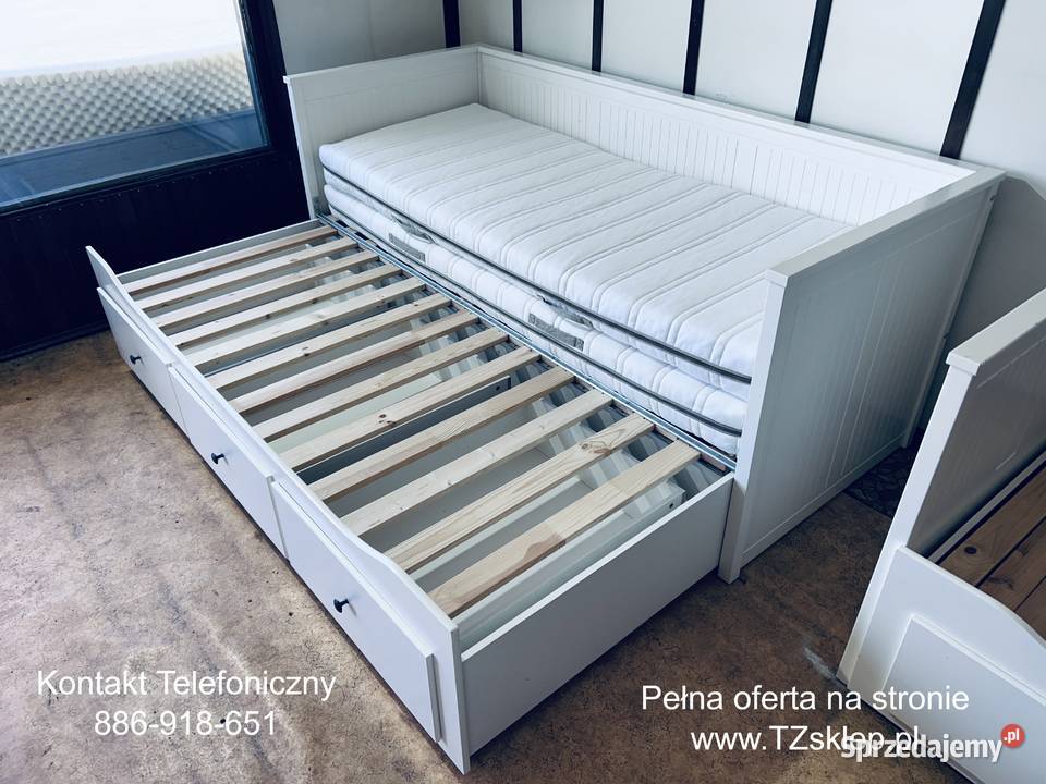 IKEA HEMNES Leżanka Łóżko z 3 szufladami 2 Rybnik