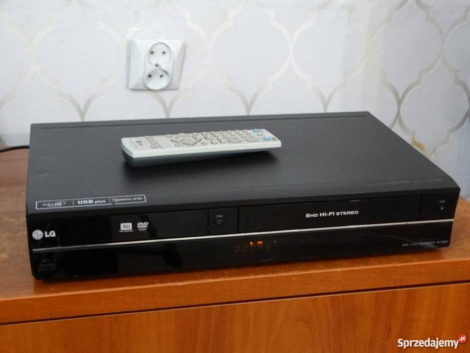 Magnetowid z HDMi USB DVDrec LG RC389Hpilot sprzedam