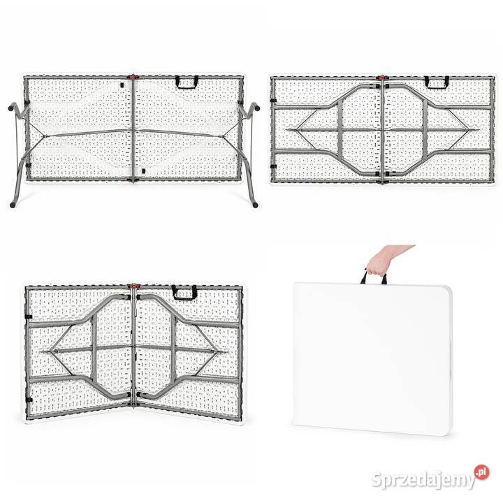 Stół ogrodowy cateringowy 153x70 składany w