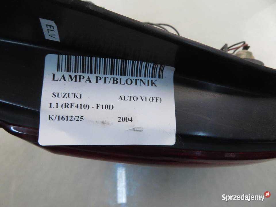 LAMPA PRAWA TYLNA SUZUKI ALTO VI małopolskie sprzedam