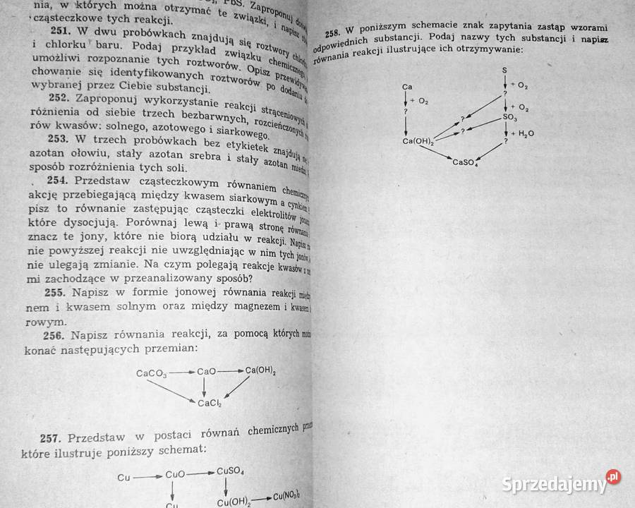 Zbiór zadań z chemii klas 7 i 8 J Mikulska Chełm sprzedam