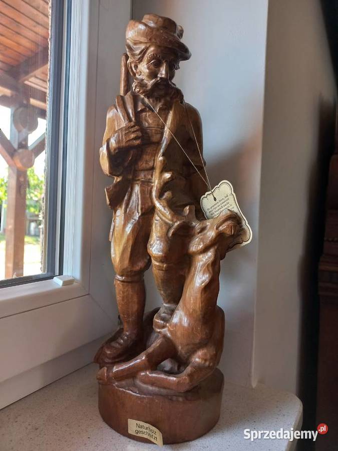 Figura myśliwego rzeźba myśliwy jeleń nowa Gryfino