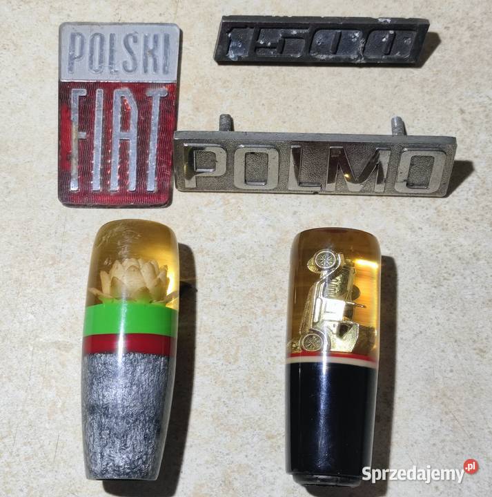 Stare gałki zmiany biegów emblemat Polmo PRL lubuskie Żagań