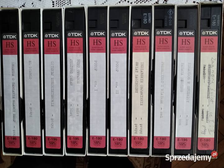Sprzedam kasety VHS Pozostałe Kraków