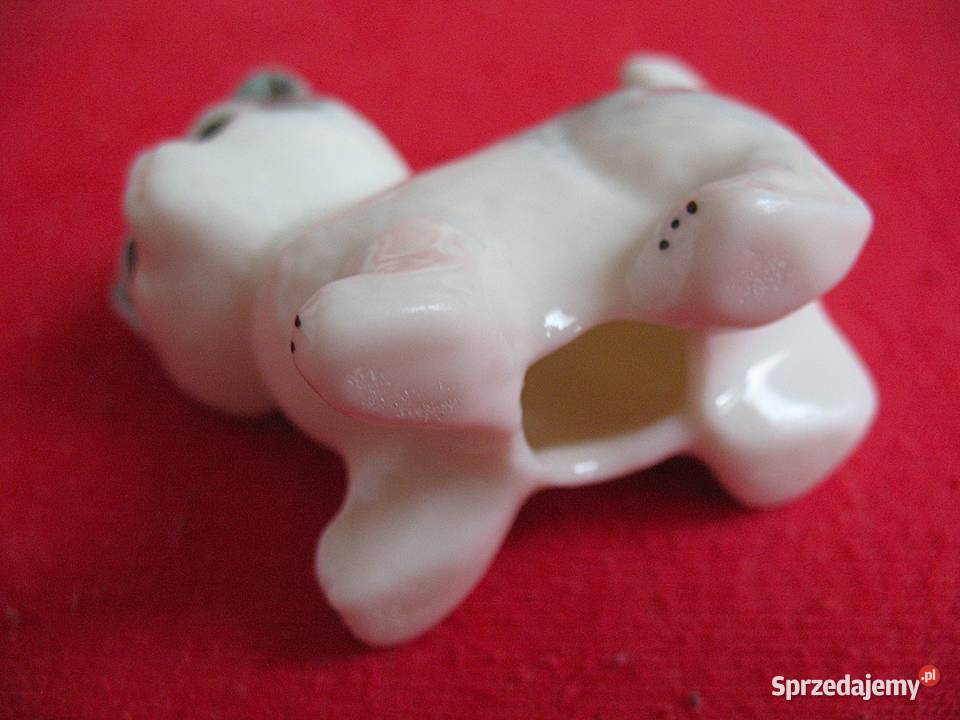 Kot młody kotek porcelana 5 x 6 x 3 Miniaturka Siedlce