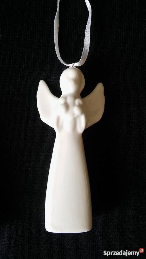 Anioł aniołek na prezent upominek porcelana cudo biały sprzedam