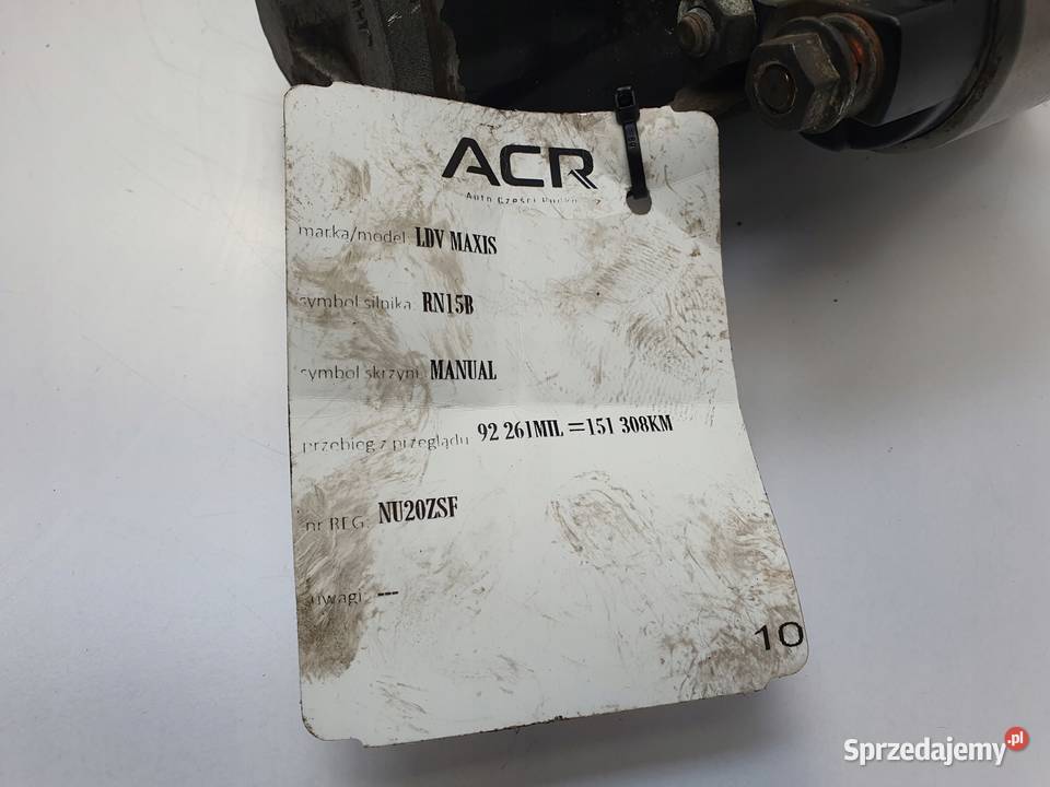 ROZRUSZNIK Maxus V80 25 D QDJ1304A