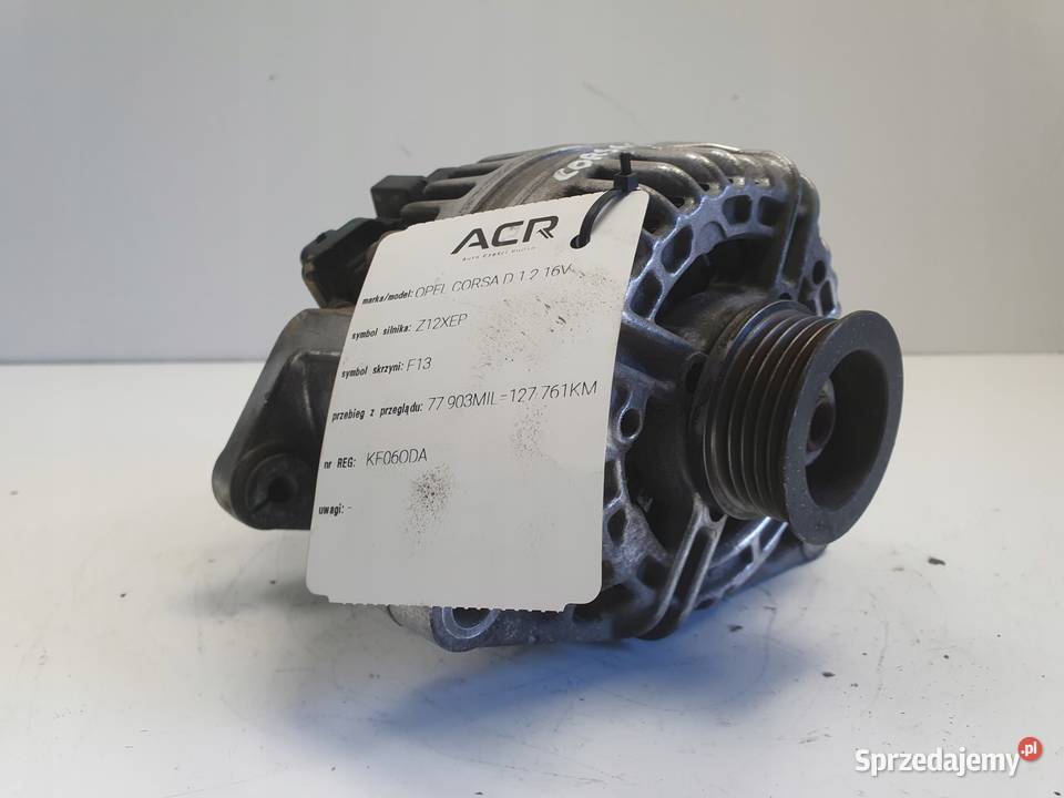 Opel Corsa D 12 16V ALTERNATOR 100A ZY lubelskie Janów