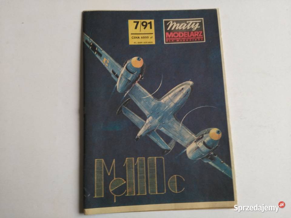 Mały Modelarz 71991 ciężki samolot myśliwski Me Modelarstwo Dąbrowa Górnicza