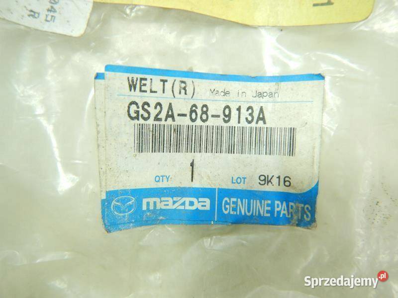 USZCZELKA DRZWI LEWY TYŁ MAZDA 6 WAGON 0712