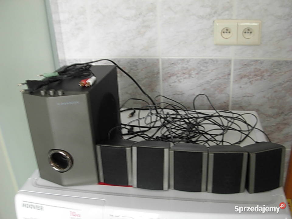 Głośniki Manta6 sztuk i odtwarzacz DVD używane zestawy głośnikowe Gdynia