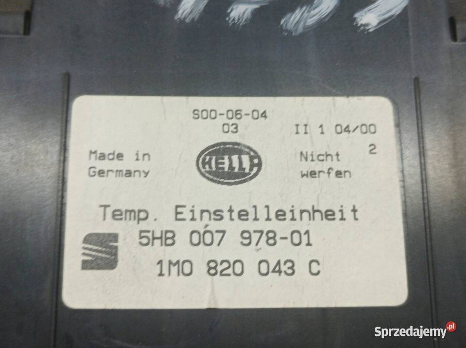 PANEL NAWIEWU 1M0820043C Seat Toledo II 19982005