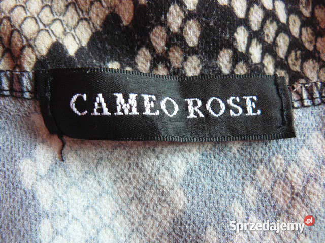 Sukienka Cameo Rose M bezowoczarna brązowy/beżowy podkarpackie