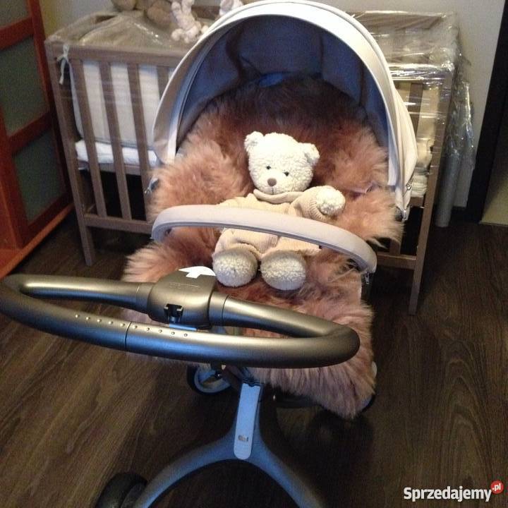 Naturalna skóra owcza do wózka Stokke Konopnica