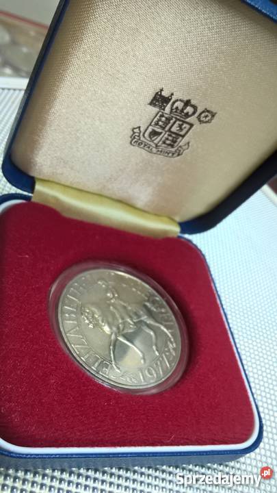 Wielka Brytania 25 pensów 1977r 25 rocznica Warszawa