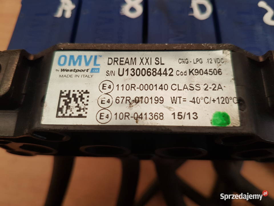 WTRYSKI GAZU LPG CNG OMVL DREAM XXI SL K904506 osobowe Układ paliwowy Turek sprzedam