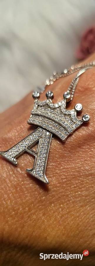 Królowa A Cyrkonie w srebrze srebro