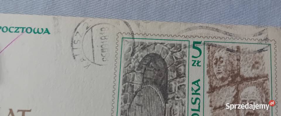 Pocztówka 800 lat Inowrocławia PPTiT 1986 r Koźminek