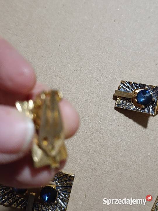 zestaw komplet naszyjnik bransoletka klipsy Poznań