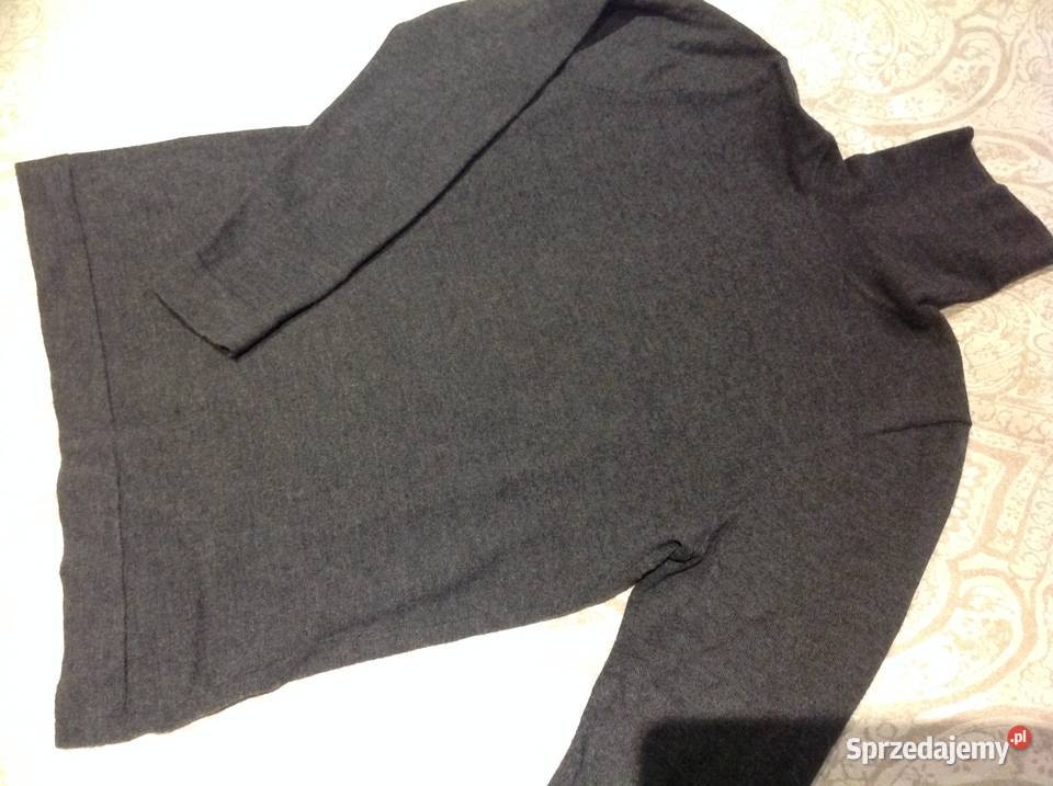 Sweter Golf Wełniany Męski DRYKORN M Szary j Rozmiar M lubuskie Nowa Sól