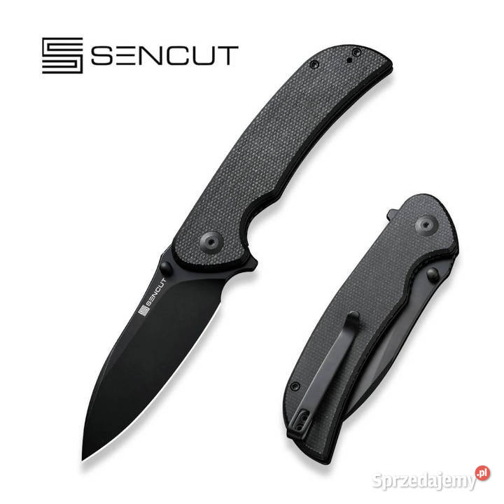 Nóż składany Sencut Borzam Black Canvas Micarta Warszawa