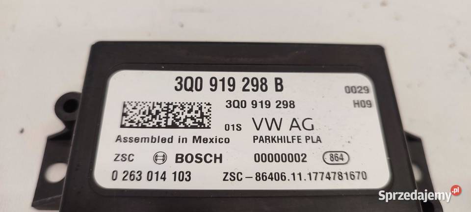 VW TIGUAN II MODUŁ STEROWNIK PDC 3Q0919298B