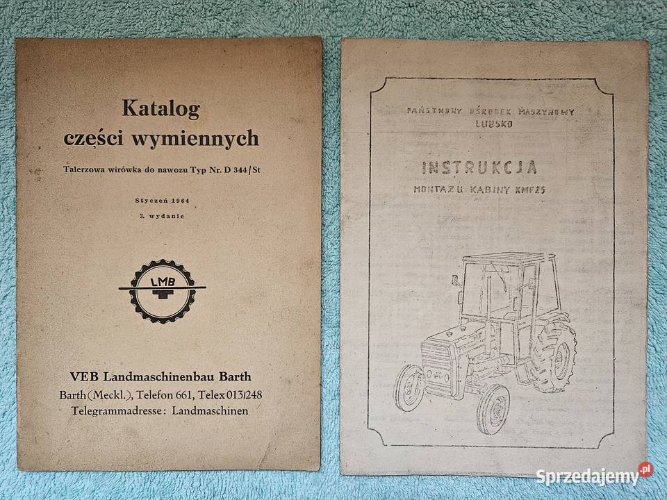 Instrukcje Obsługi i Montażu Maszyn Rolniczych Rydułtowy