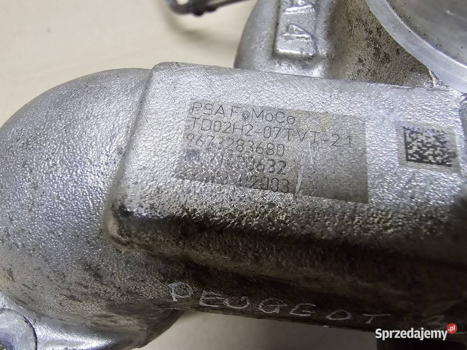 Turbina Turbo Turbosprężarka CITROEN PEUGEOT 308 Turbosprężarki Kąty Wrocławskie sprzedam