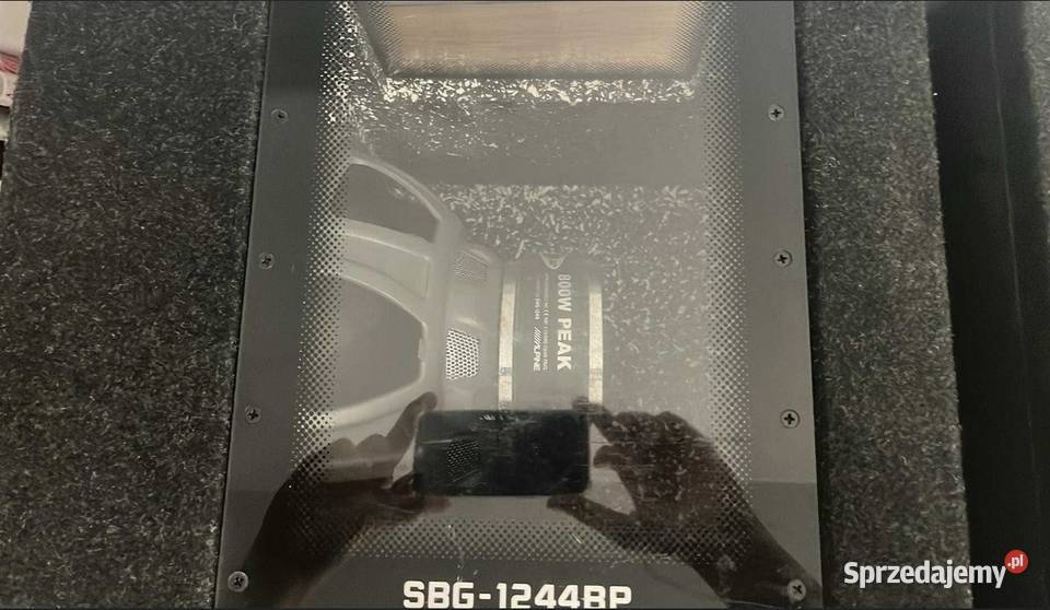 Subwoofer Skrzynia Basowa Alpine wzmacniacz mazowieckie Warszawa