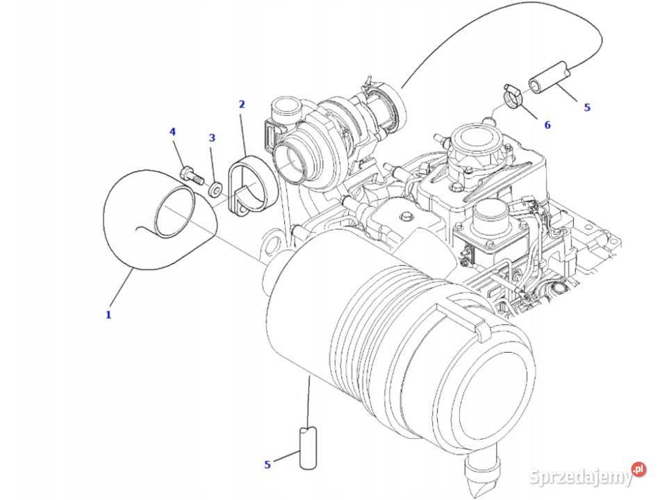 Wąż Przewód Komatsu WB93 WB97 42N0211135 Gądki