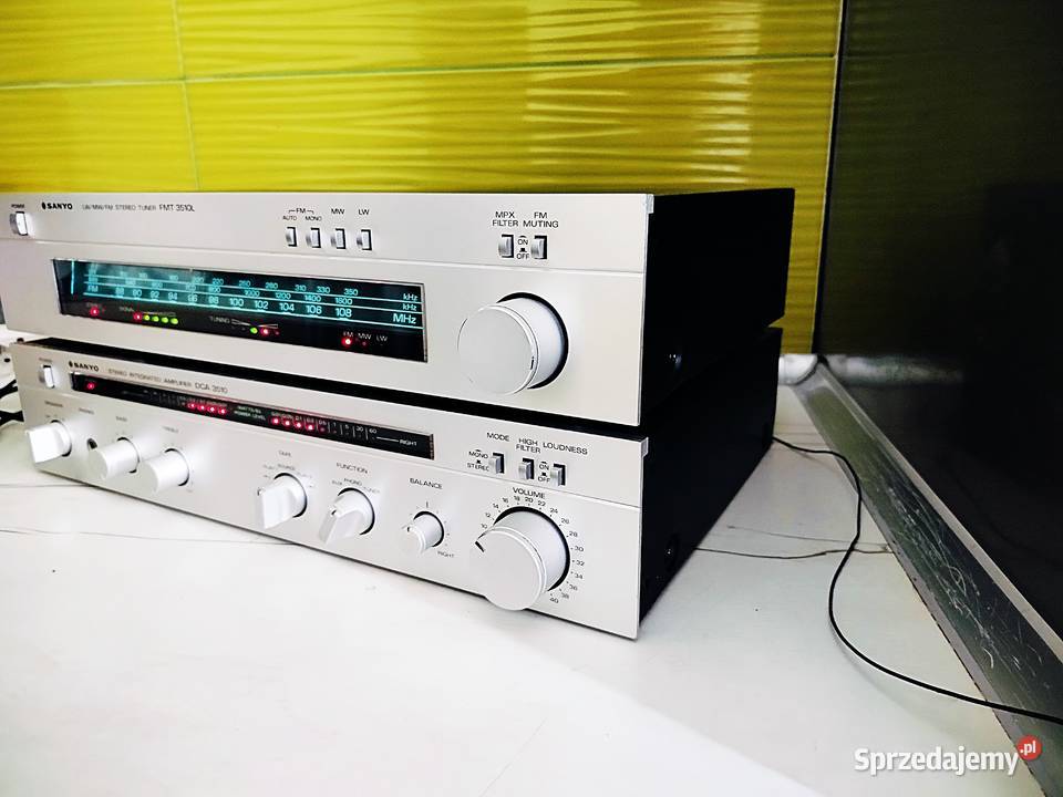 wzmacniaccz i tuner sanyoDCA3510FMT3510L