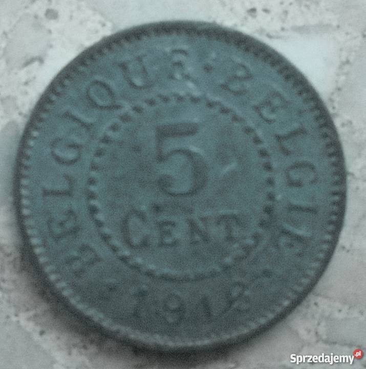 BELGIA5 CENT1916 r Numizmatyka mazowieckie Legionowo