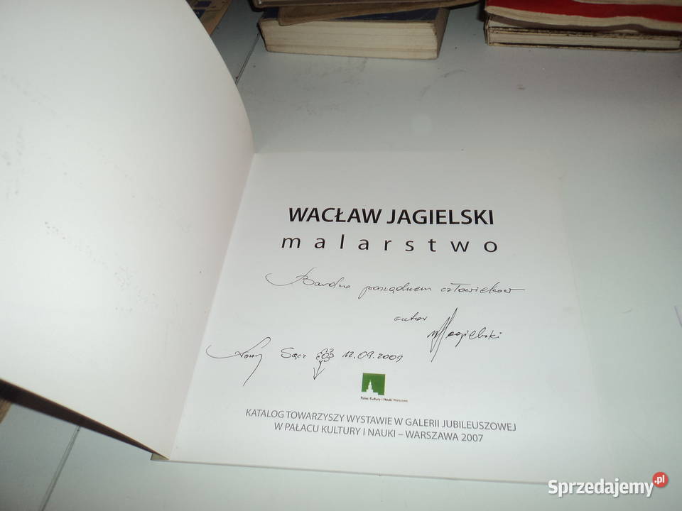 Wacław Jagielski malarstwo dedykkacja autora miękka Nowy Sącz