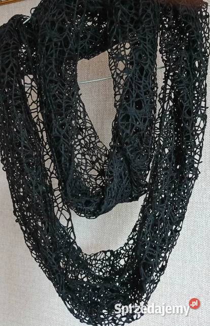 Szal damski czarny Łódź