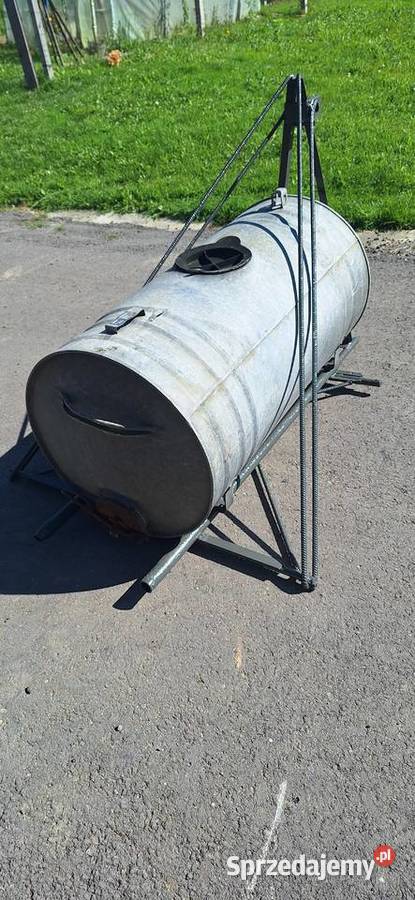 Beczka ocynkowana BR4A 400L Agromet Inofama Pstrągówka