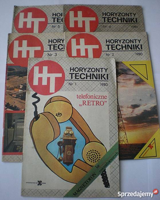 Czasopisma HORYZONTY TECHNIKI 1980 miesięcznik Ostrów Wielkopolski