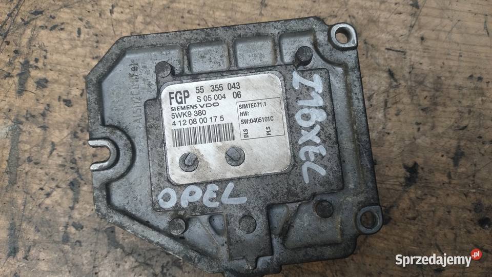 OPEL MERIVA 18 16V Z18XEL komputer sterownik Kielce