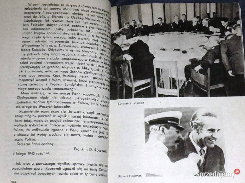 Roosevelt a sprawa polska Longin Pastusiak sprzedam