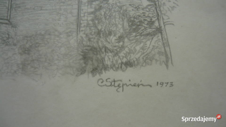 Obraz Klasztor 1973 Malarstwo Myszków