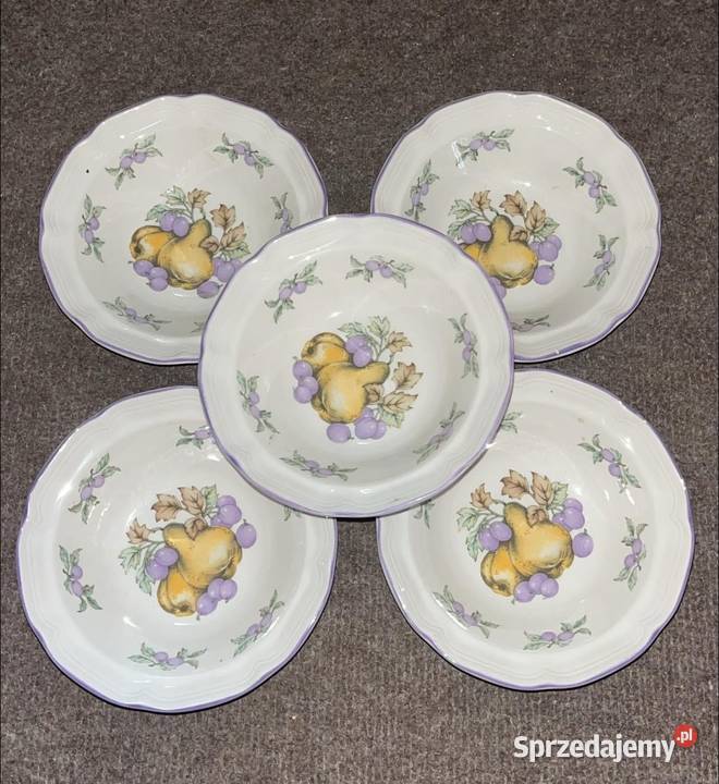 Miseczka z gruszkami W delikatnym kolorze Porcelana i szkło Gdańsk