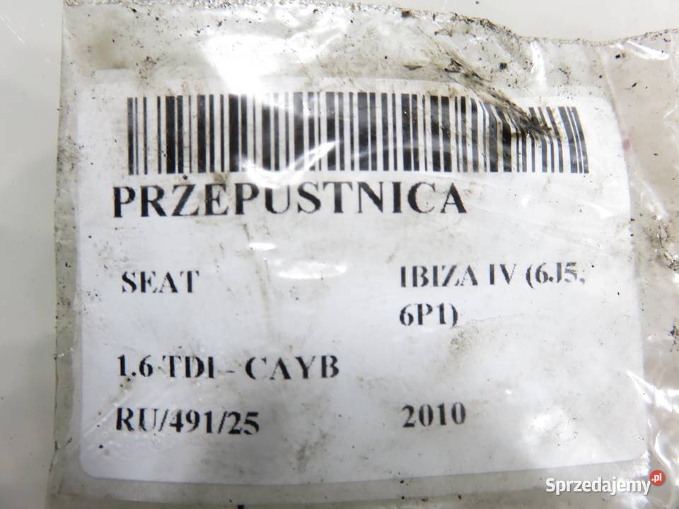 PRZEPUSTNICA SEAT IBIZA IV 16 TDI 03G128063F