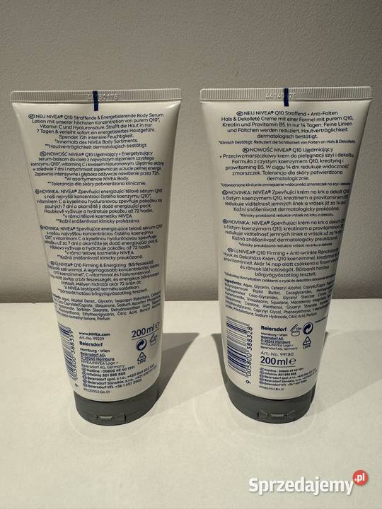 Zestaw Ujędrniający Nivea Q10 serumbalsam do