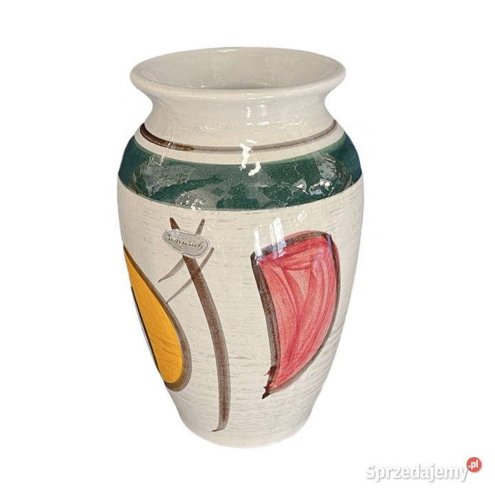 Ceramiczny wazon Look Scheurich Niemcy lata 70 Wazony