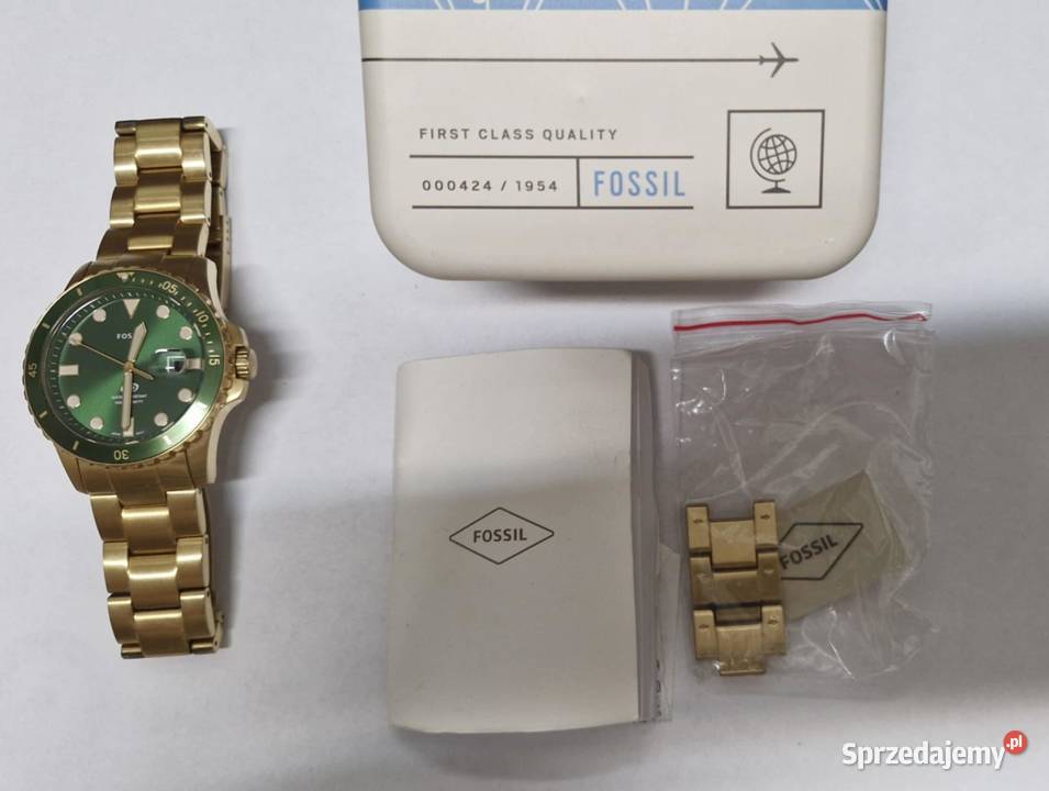 Fossil zegarek męski ELEGANCKI MODNY NUREK Z Łódź